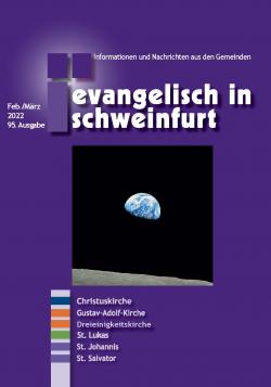 Titelbild der Ausgabe: Erde vom Mond aus fotografiert