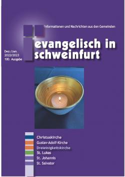 Titelbild der Ausgabe: Eine Schale mit einer Kerze