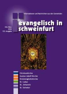 Titelbild der Ausgabe mit einem Foto vom Heiligen Geist im Petrusdom Rom