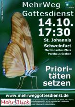 Plakat mit Schmetterling